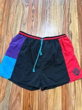 Vintage McGregor Club Swim Shorts Size 2X Colorblock Nylon